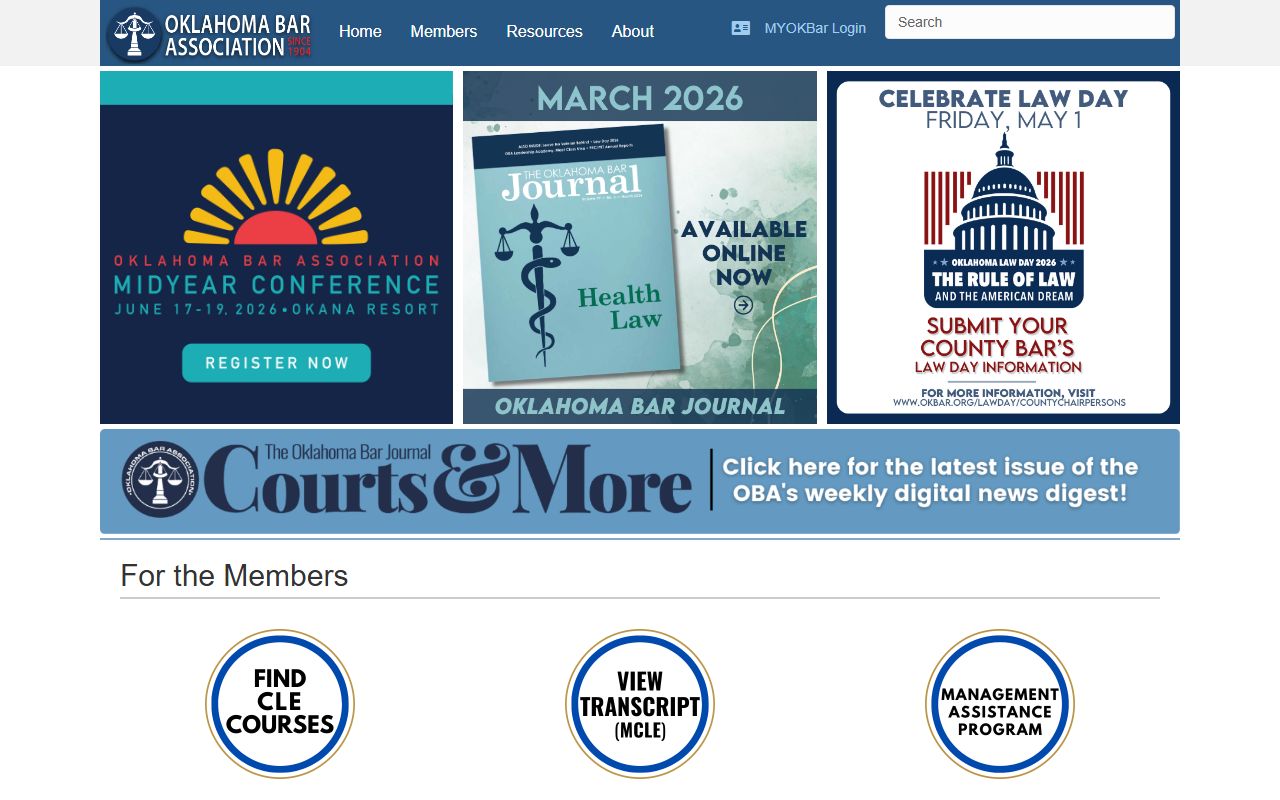 Oklahoma Bar Association divorce decree legal resources